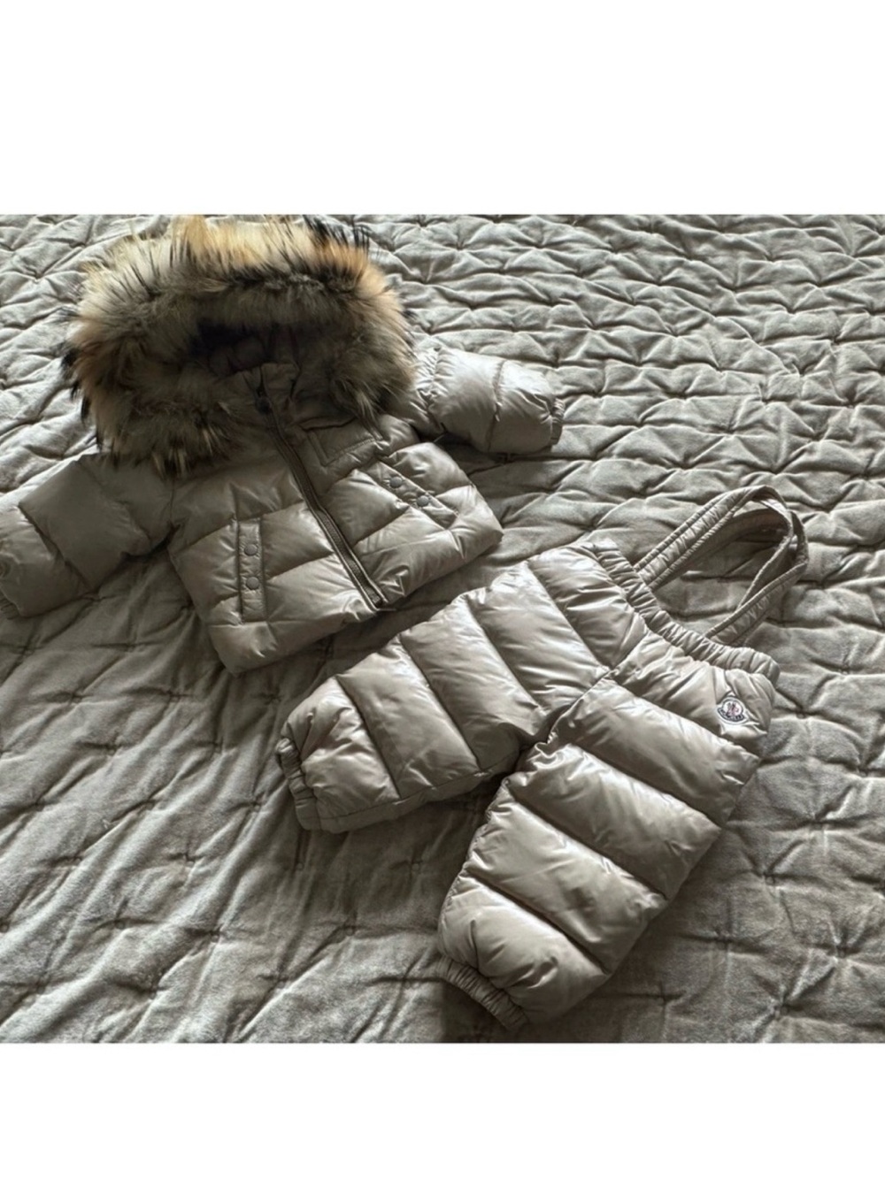Moncler Enfant Down Jacket Coat And Overalls trousers snowsuit